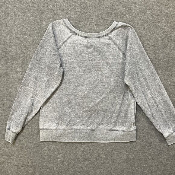 COCA-COLA VINTAGE Gray Sweatshirt Bears Graphic Lightweight Comfy Womens Size L - Picture 5 of 8